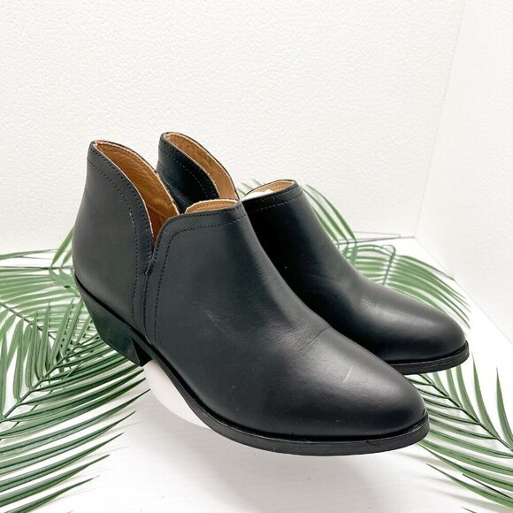 Nisolo Mia Everyday Black Leather Water Resistant Heeled Ankle Bootie 7.5 NWOB - Picture 2 of 12